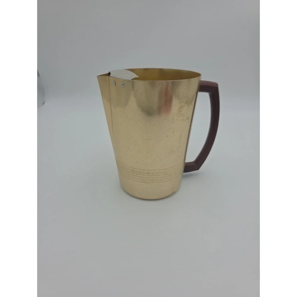 Vintage Regal Ware Supreme Metal Aluminum Pitcher Ice Lip  MCM USA